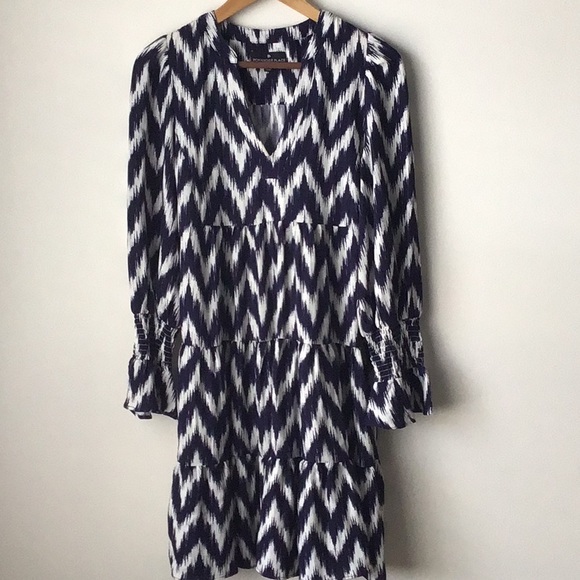 Tuckernuck Pomander Place Navy Ikat Kenzo Dress XS - Picture 11 of 15